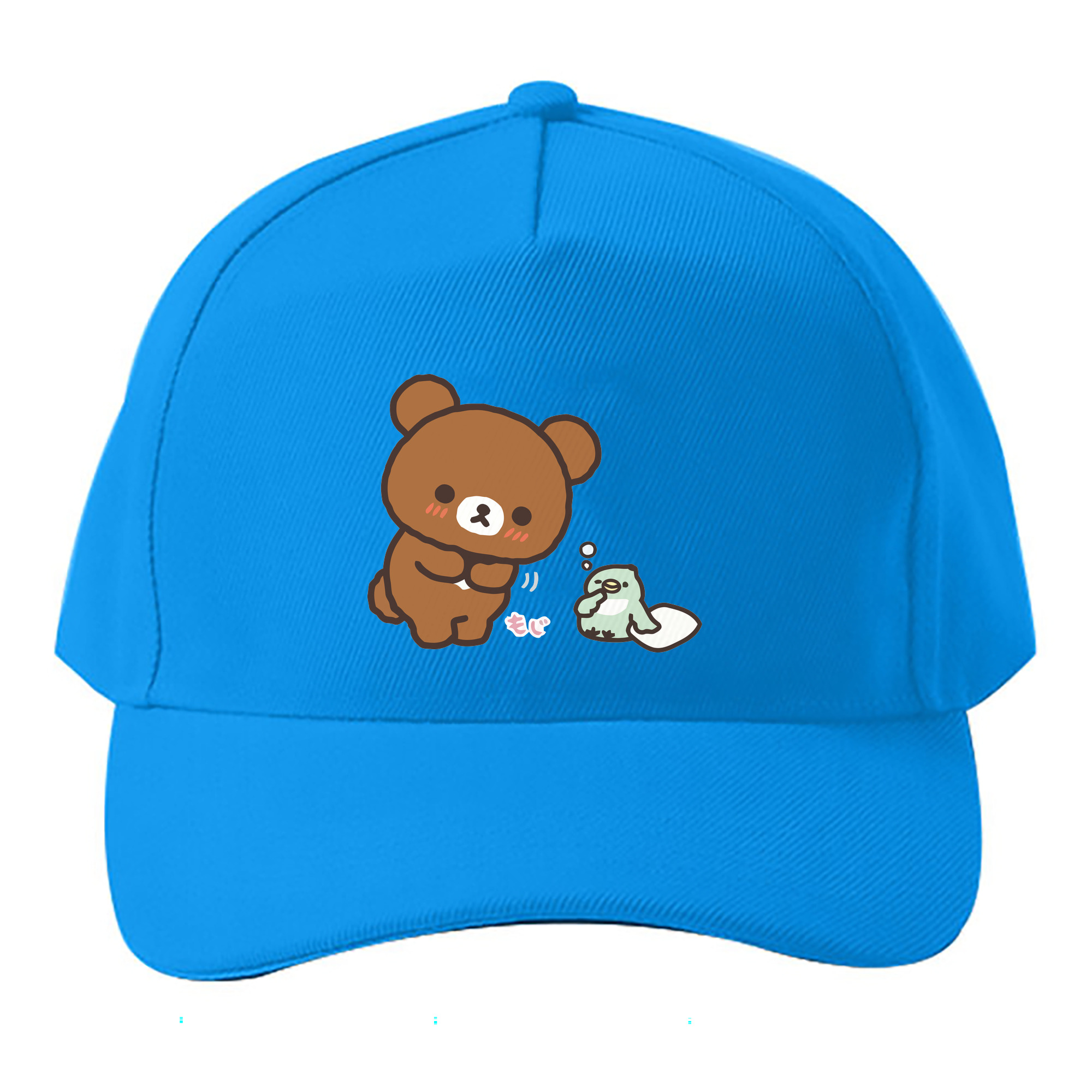 （画像用） リラックマ リラックマ キイロイトリ Rilakkuma Korilakkuma Kiiroitori ベースボールキャップ 綿100％ 男女兼用 帽子 スポーツ